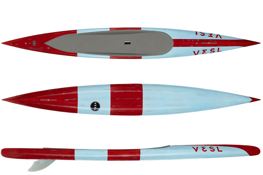 prone paddleboard vesl